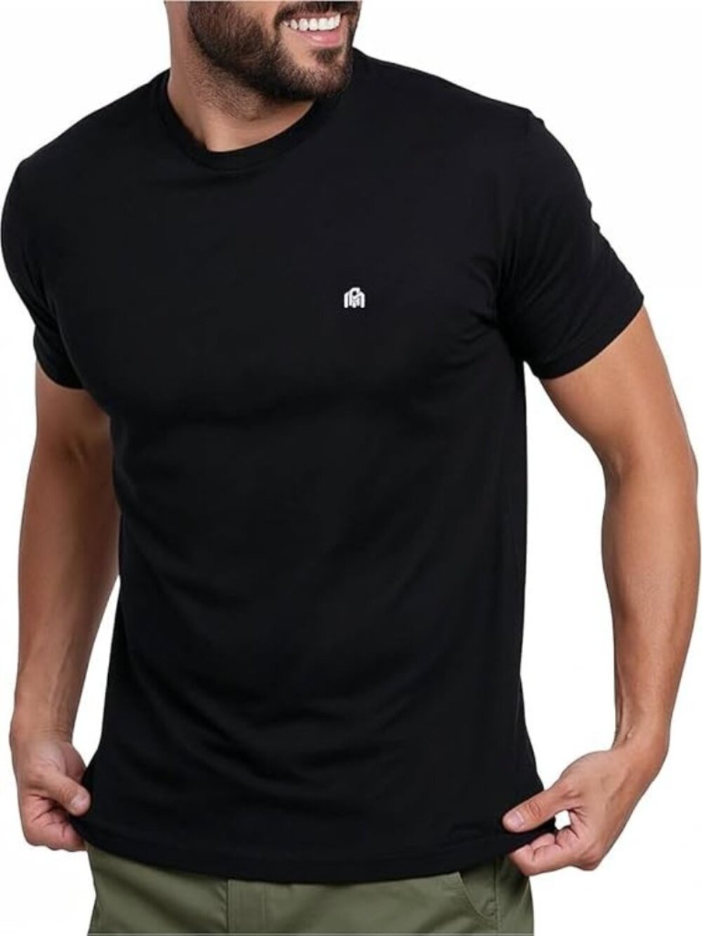 INTO THE AM  Soft Cotton Blend Crew Neck Tee NWOT Various Sizes